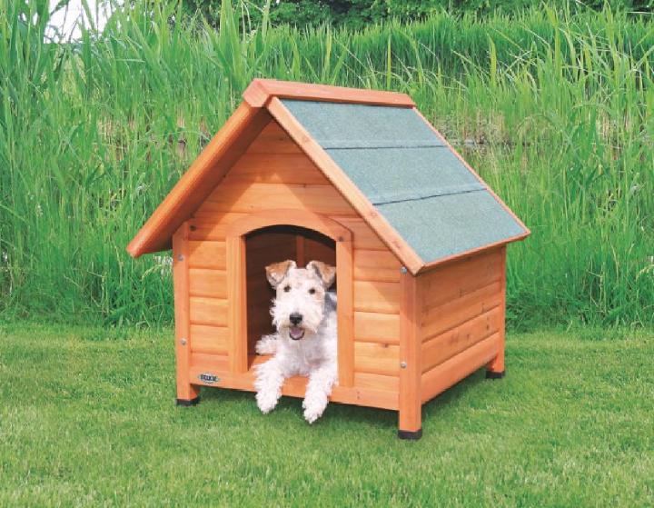 TRIXIE Hundehütte mit Satteldach